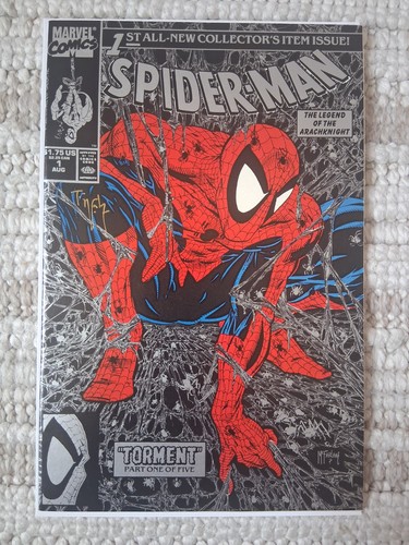 Spider man signed - (1990),