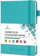Address Books A-Z Index Hardcover Password Contacts Telephone Notebook Organiser