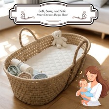 Quilted Moses Basket / Pram