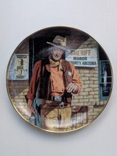 "John Wayne, American Legend" Limited Edition Plate - Franklin Mint Heirloom