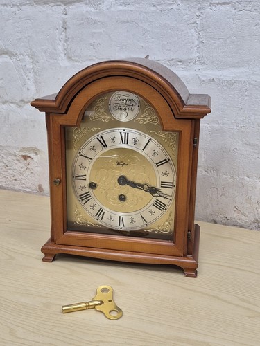 Franz hermle mantel clock with - hermle,