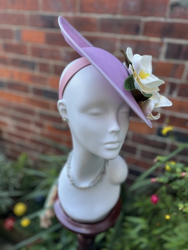 Lilac hats for ascot wedding - hats,