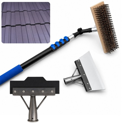 Extendable roof cleaning - extendable, pole