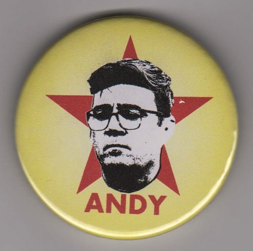 Andy burnham pin badge - andy,