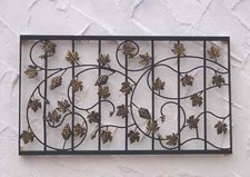 Window grille wrought iron