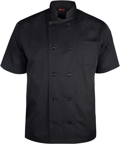 New chef jacket plastic button - jacket,