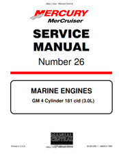 MERCURY MERCRUISER NO 26 -