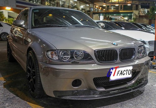 Carbon front lip spoiler csl - carbon,