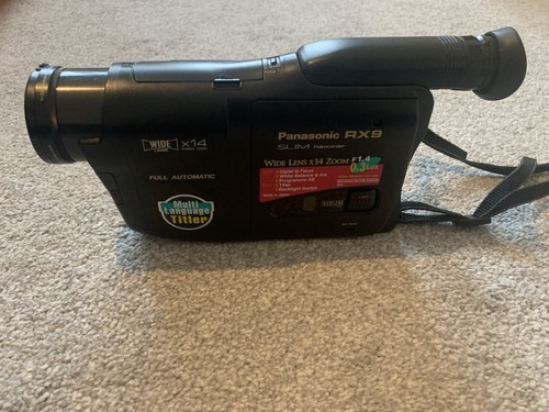 Panasonic rx9 vhs c - panasonic, nv-rx9