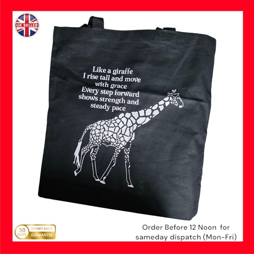 Black cotton tote - , shopping
