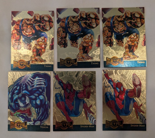 1995 fleer metal marvel gold - marvel,