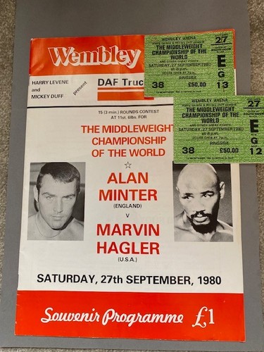 Marvin hagler alan minter - hagler,