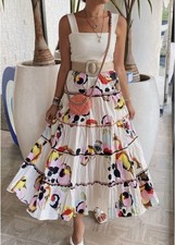 zara women maxi skirt size M