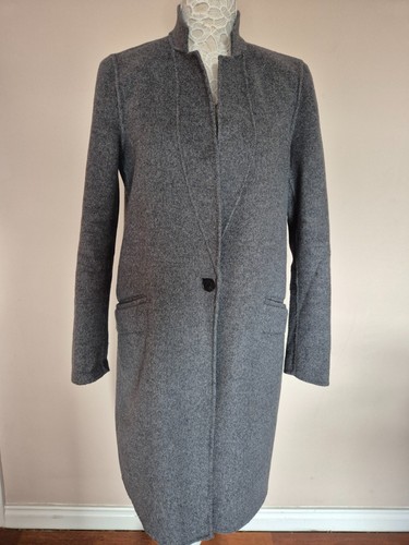 Zara grey wool - coat, medium