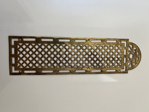 Victorian brass pierced - x,
