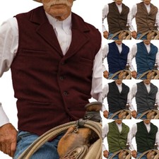 Mens Tweed Waistcoat