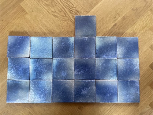 Fired earth wall blue - fired,