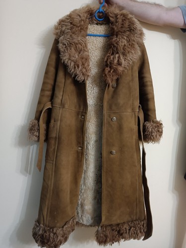 Vintage mongolian shearling - mongolian,
