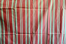 vintage JANE CHURCHILL FABRIC "warwick stripe"  (seller ref: 019) 140cm x 154cm