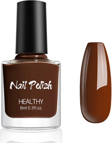 Brown nail polish - nail, neutral