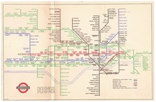 H C Beck Undergound Tube 1945