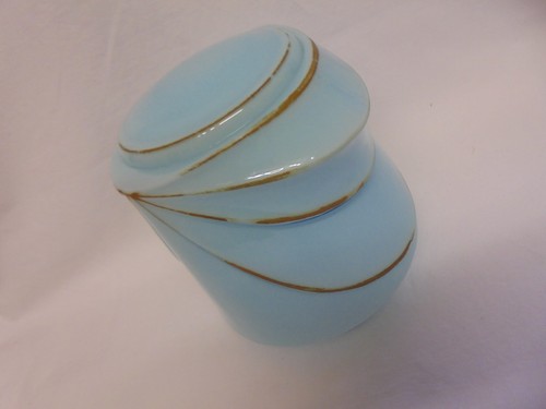 Vintage art deco pale blue - art,