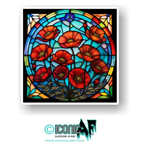 Large poppies poppy field - large,
