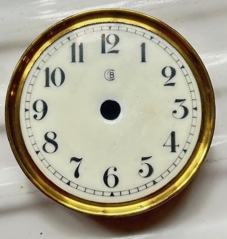 Antique torsion clock - clock, enamel