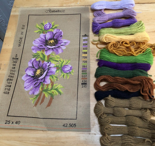 Gobelin tapestry kit - kit-, purple
