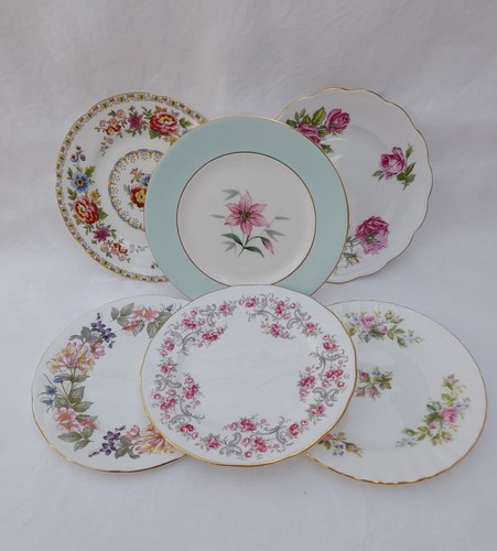 Mismatched vintage china - mismatched,