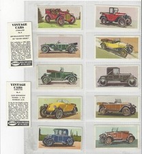Complete set 25 Autobrite trade cards  Vintage Cars