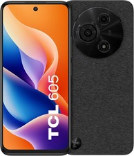 TCL 605 4G 6.7'' Smartphone 4GB RAM 128GB Unlocked Dual SIM-Free - Black B+
