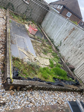 5 / 6 Used old Railway Sleepers 2.5m wood - collection BN27