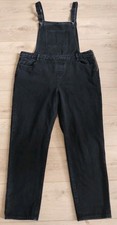 Black Denim Dungarees size 16