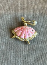 Vintage 1950s Ballerina Brooch