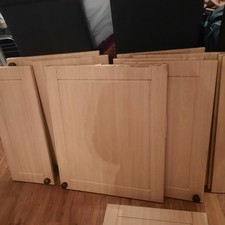 Used B&Q Beech Cupboard Doors And Drawers