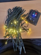 ROHS 100 FAIRY LIGHTS SOLAR POWERED 3 MODES 10 METRES