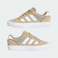 ADIDAS COURT TNS PREMIERE SKATEBOARDING SHOES IF9719 CARDBOARD MENS SZ 11.5