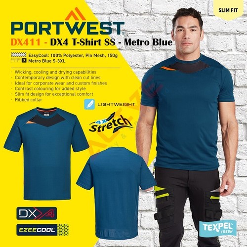 Portwest dx411 dx4 - portwest, t-shirt