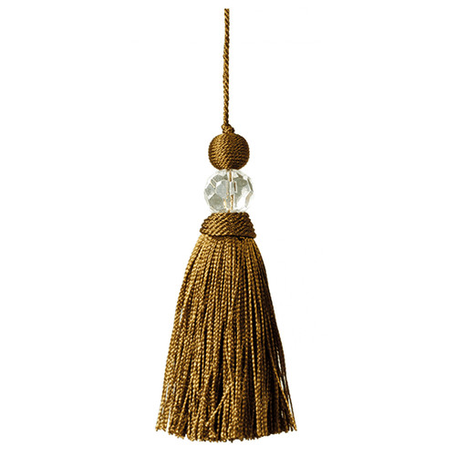 Henley olive green key tassel - key,