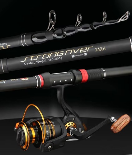 Telescopic fishing rod - rod, sea