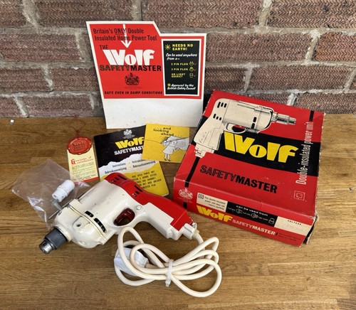 Vintage boxed wolf safety - boxed,