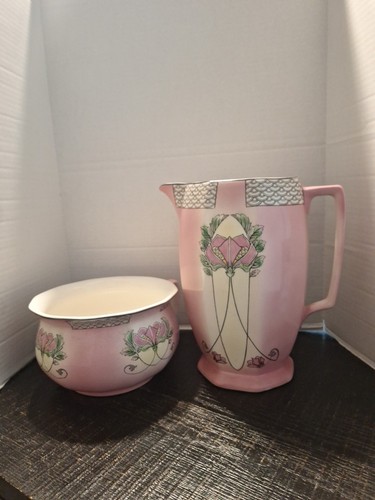 Art deco porcelain - art, basin