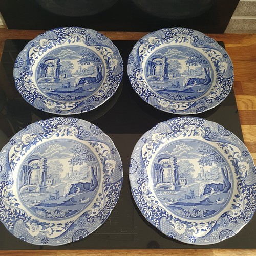 Spode set blue italian - spode, of