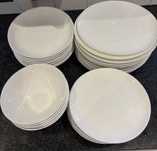 Dartington White Fine Bone China Dinner Set