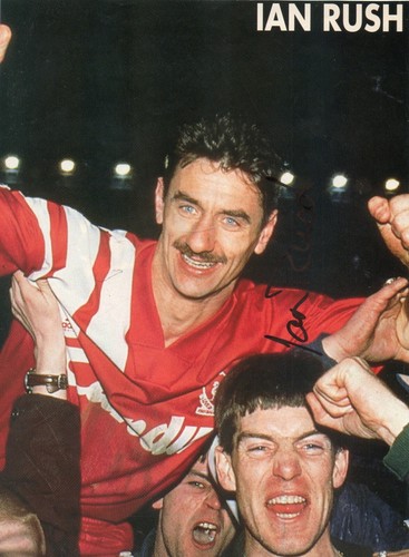 Ian rush signed - rush, (liverpool)