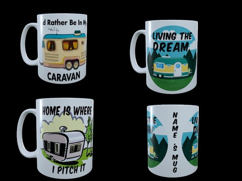 Caravan mug novelty gift - -,