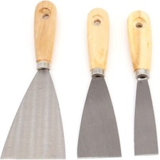  🔥3pc Decorators Filling Knife Wallpaper Paint Scraper Set Scrapers Decorating