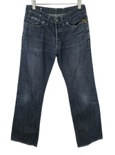 G-Star Coder Straight Men's Jeans W34/L34 Button Fly Regular Fit New Whiskers