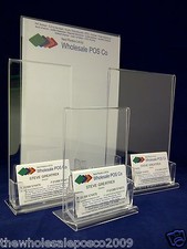 Acrylic poster holder - menu, &